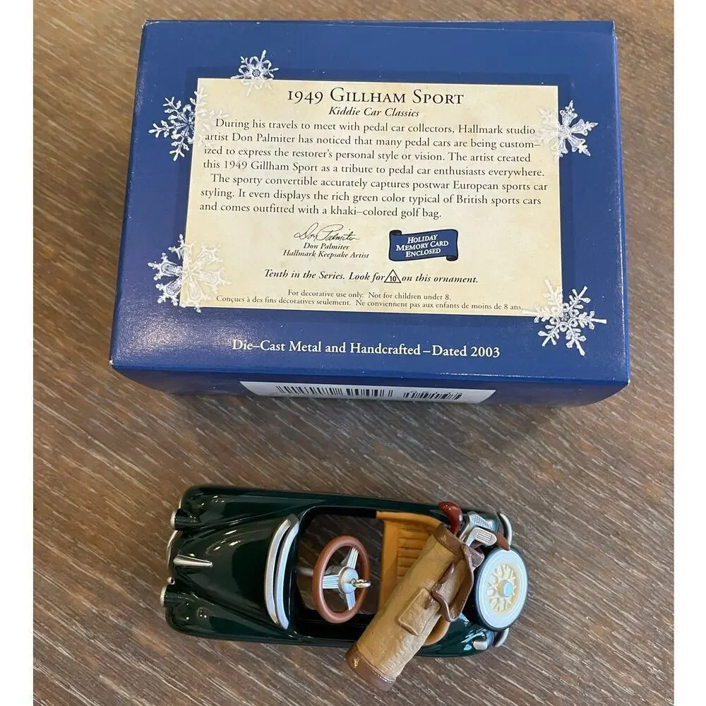HALLMARK ORNAMENT 1949 Gillham Sport Classic Car 2003